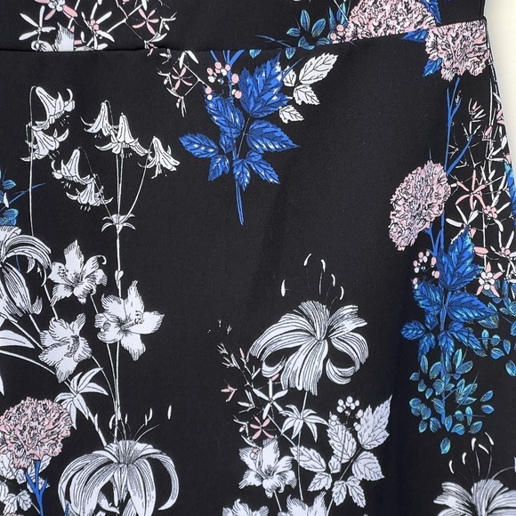 Banana Republic Black‎ Floral Dress Size 6 - Picture 3 of 8